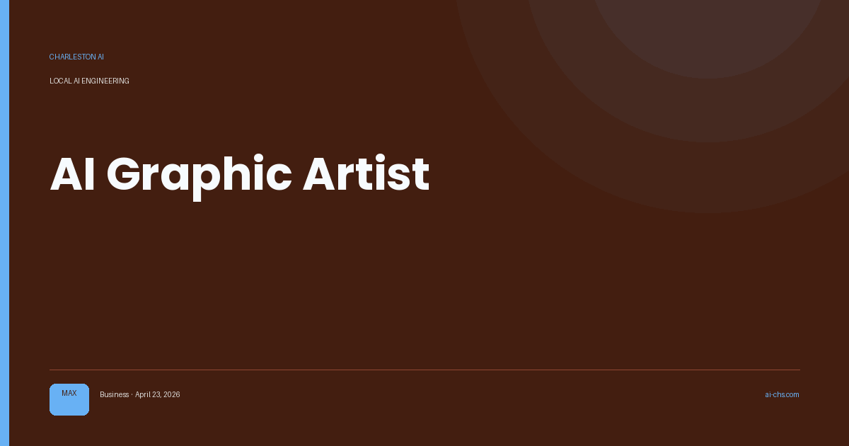 AI Graphic Artist — an intelligence delivery by Charleston AI