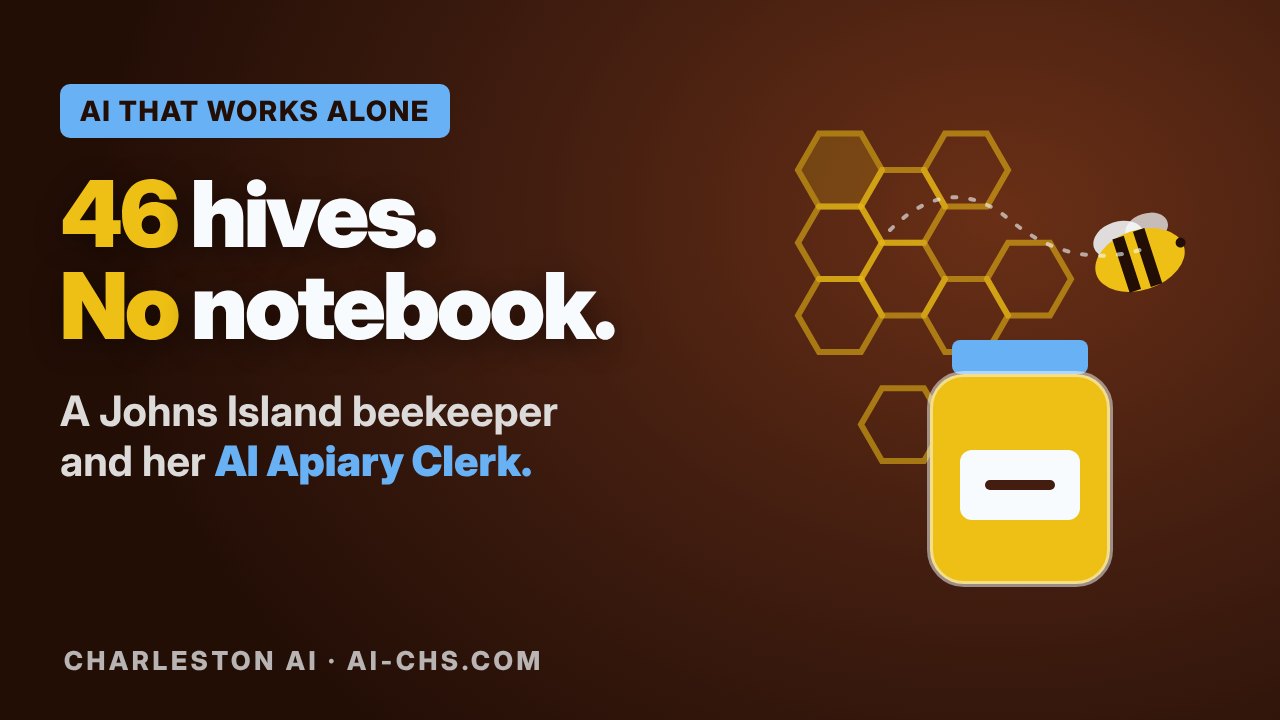 AI Apiary Clerk — an intelligence delivery by Charleston AI