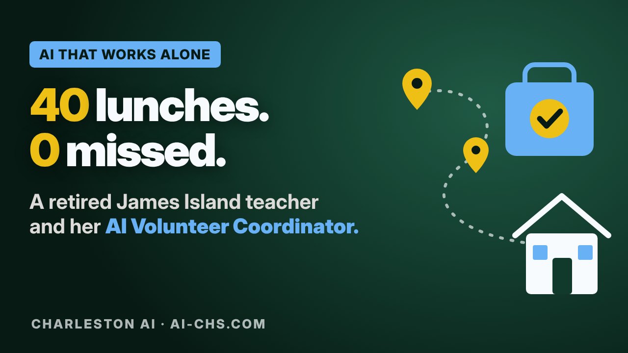 AI Volunteer Coordinator — an intelligence delivery by Charleston AI